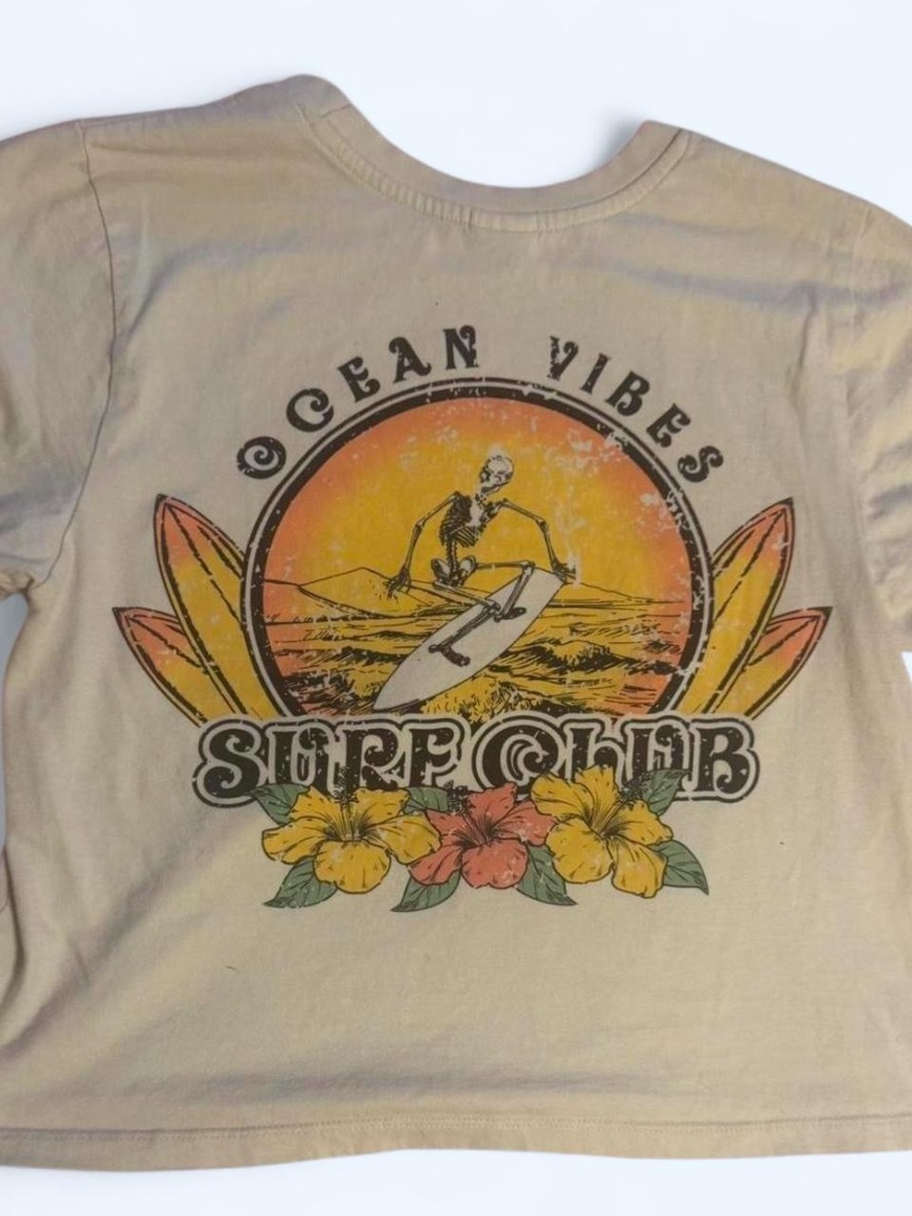 Vibe Cream/Off-White Tee